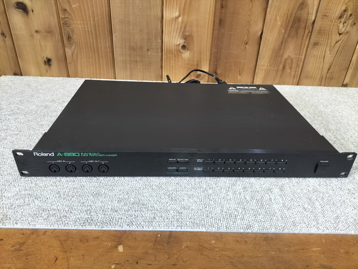 Roland ローランド A-880 MIDIパッチ 22110203