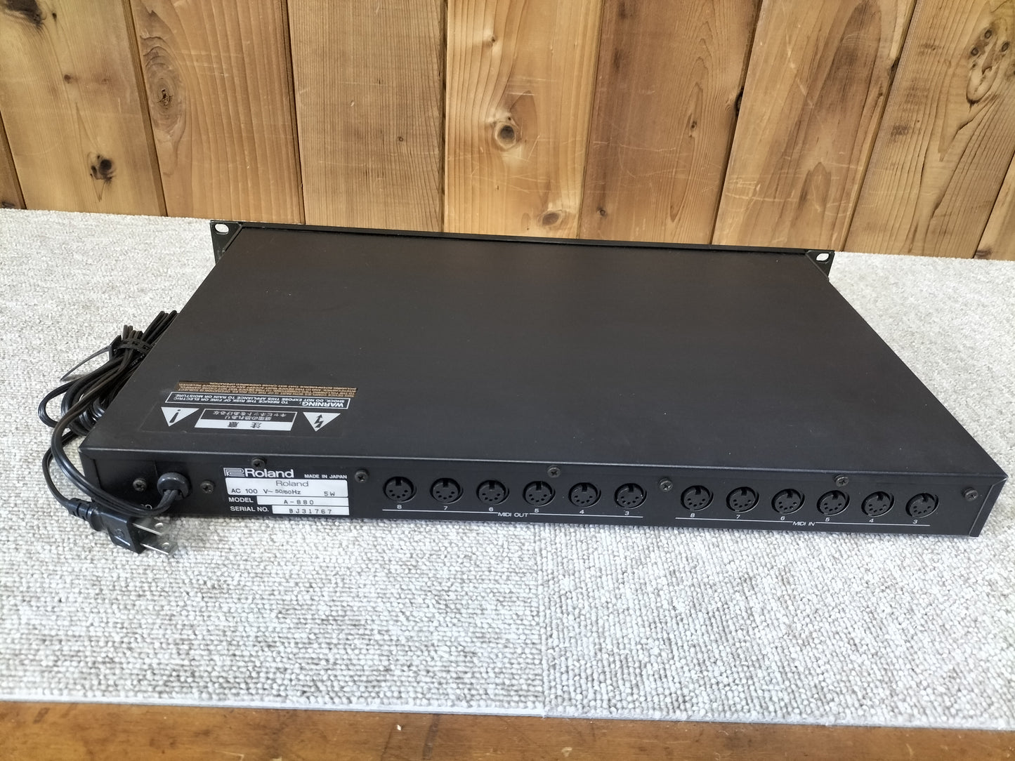 Roland ローランド A-880 MIDIパッチ 22110203