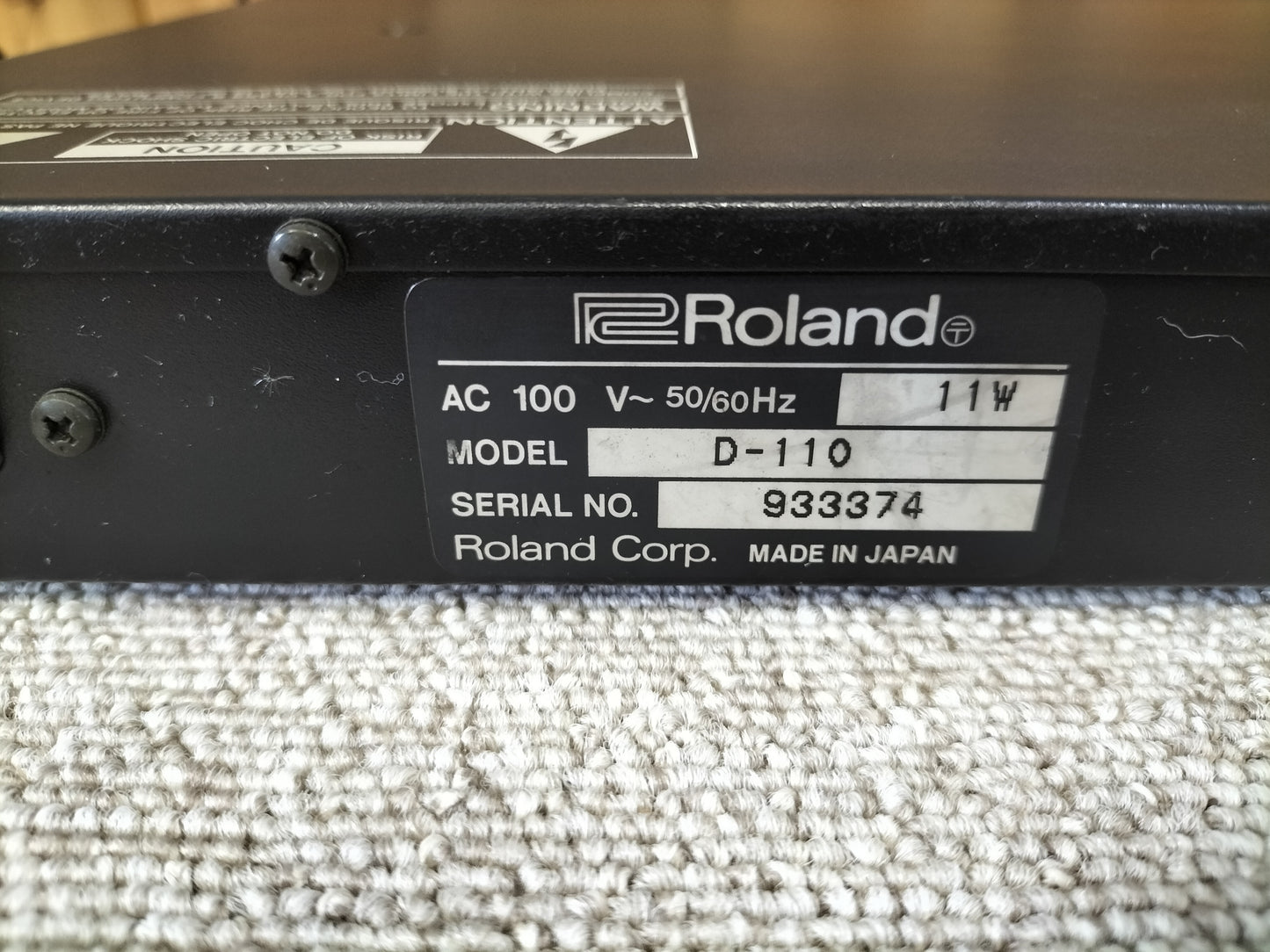 Roland ローランド D-110 シンセサイザー 22110204