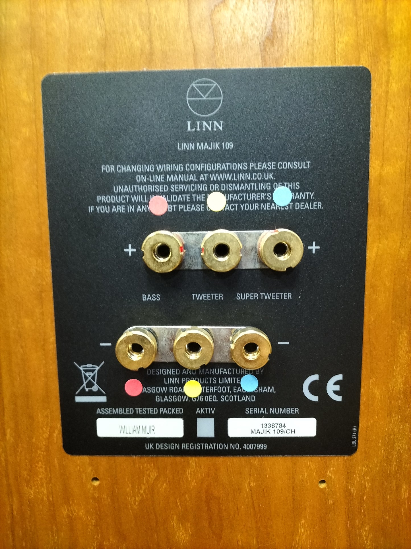 LINN リン MAJIK109 スピーカーペア 専用スタンド付 22120902