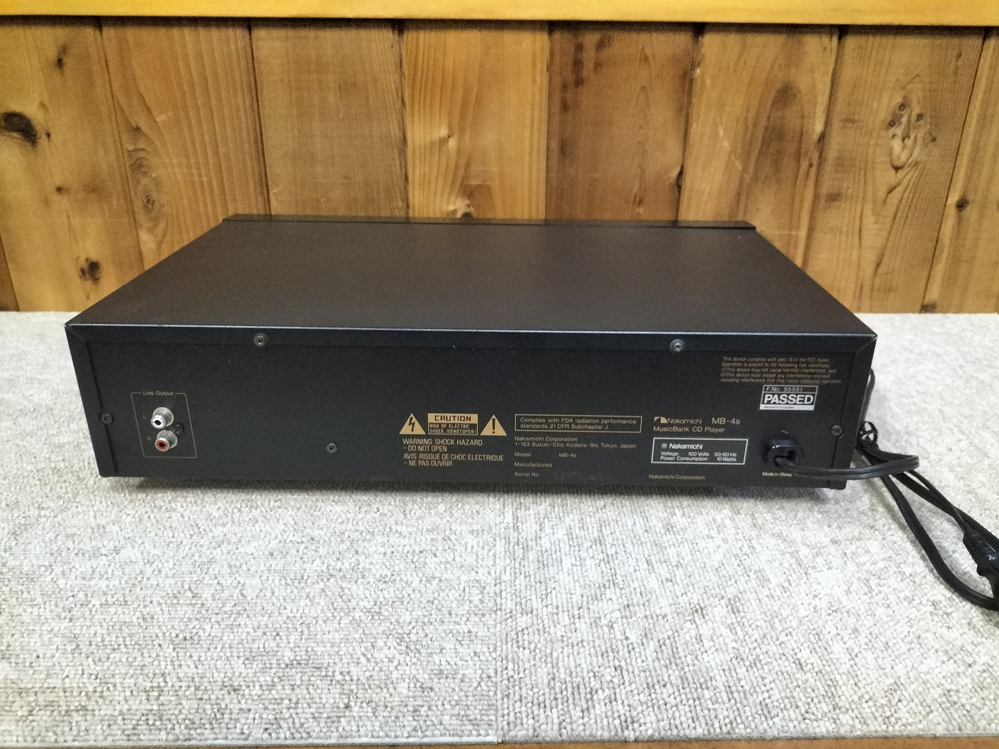 現状品 NAKAMICHI ナカミチ MB-4S CDチェンジャー 22120904