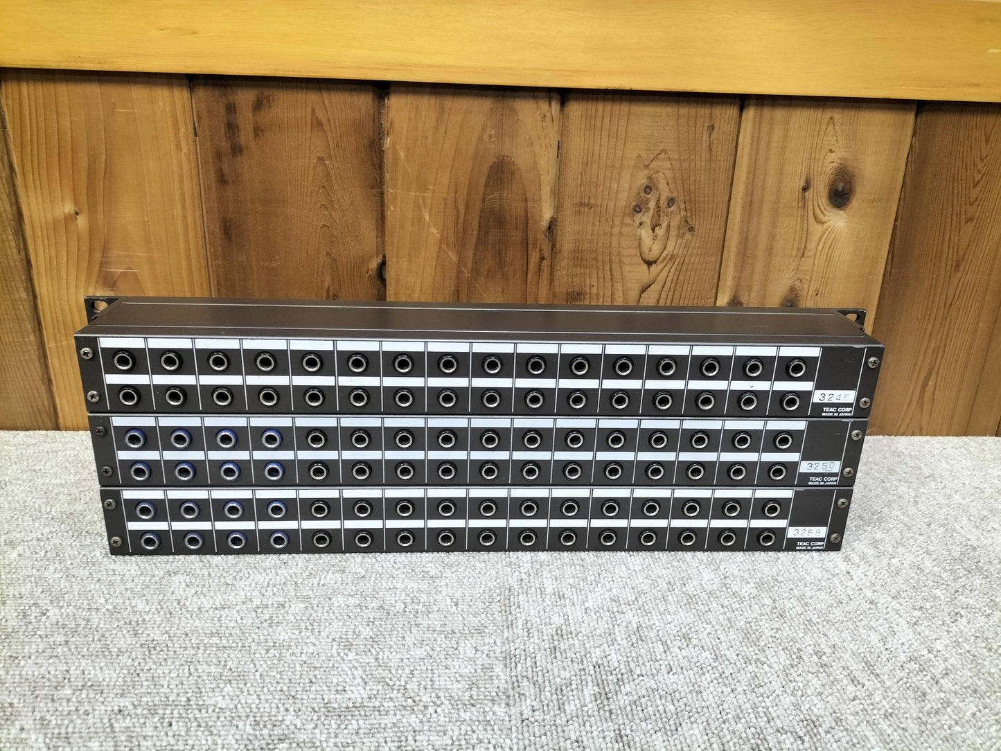 現状品 TASCAM タスカム PB-32B パッチベイ 3台セット 23022301