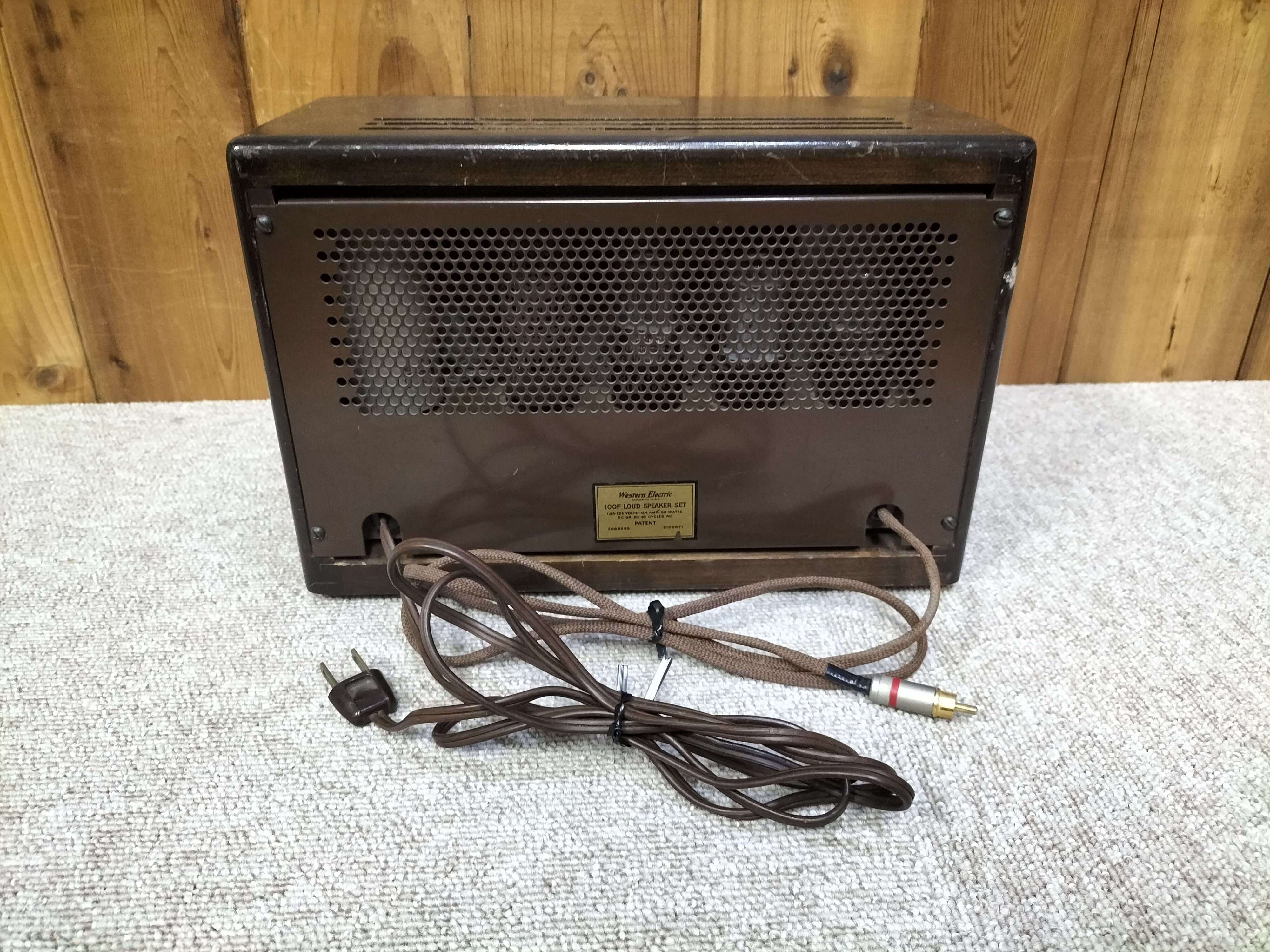 Western Electric ウェスタンエレクトリック 100F LOUD SPEAKER SET アンプ付きスピーカー 2304250 –  Village Audio