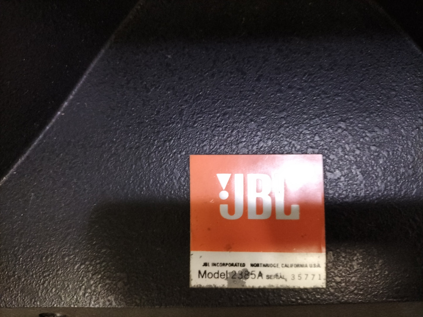 JBL　ジェービーエル　2385A　ラジアルホーンペア   23060903