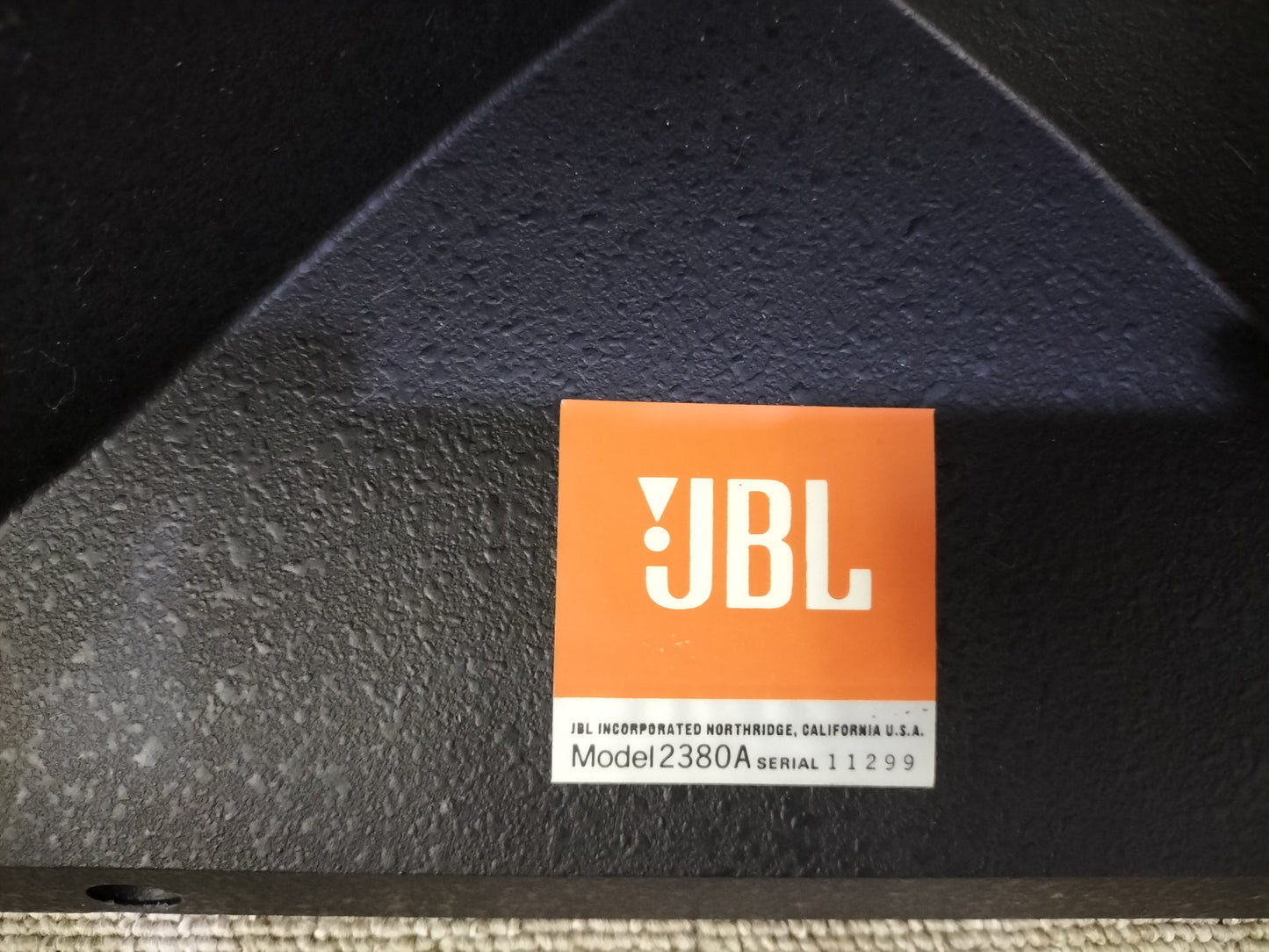 JBL　ジェービーエル　2380A　ラジアルホーン　1本   23060906