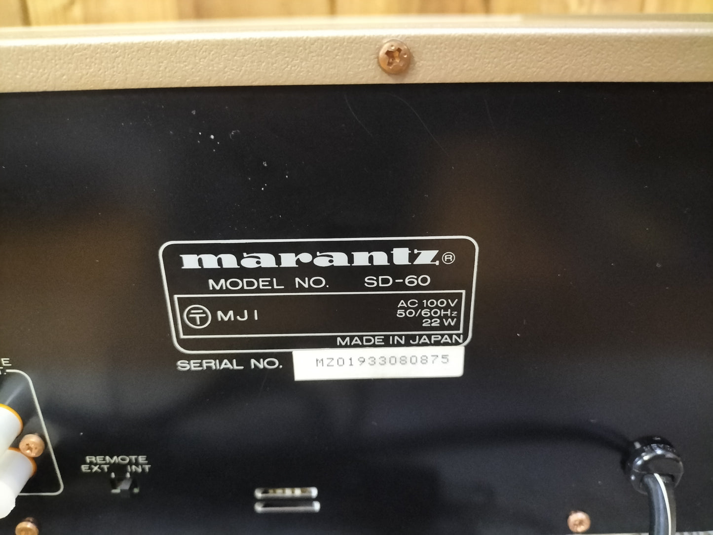 marantz　マランツ　SD-60　カセットテープデッキ   23061411