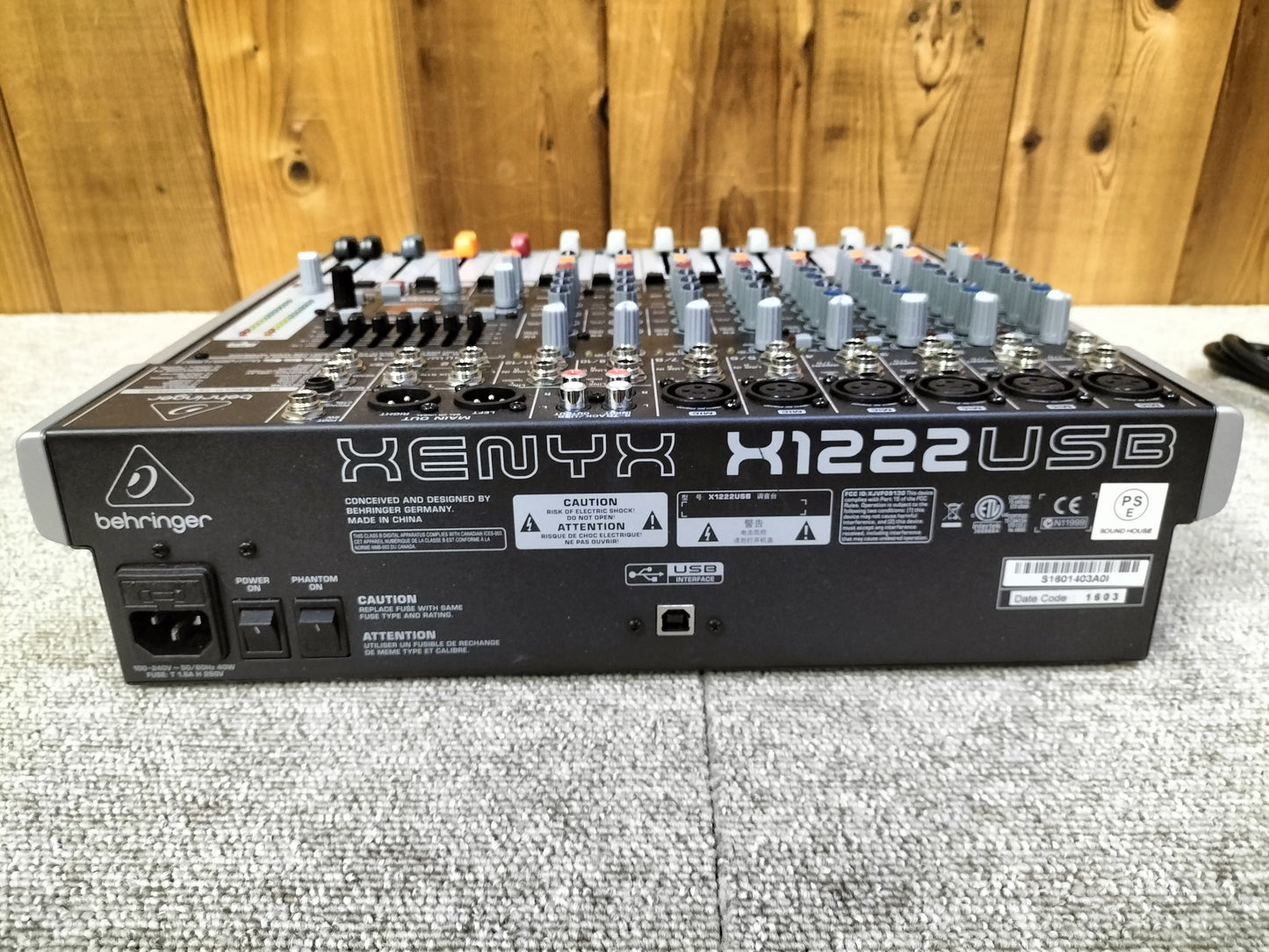 BEHRINGER　ベリンガー　XENYX　X1222　ミキサー   23061131