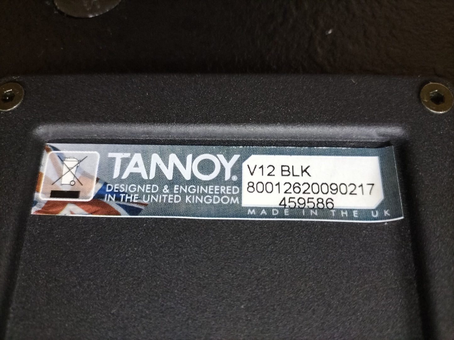 ジャンク　TANNOY　タンノイ　V12　PAスピーカー　元箱付   23090501