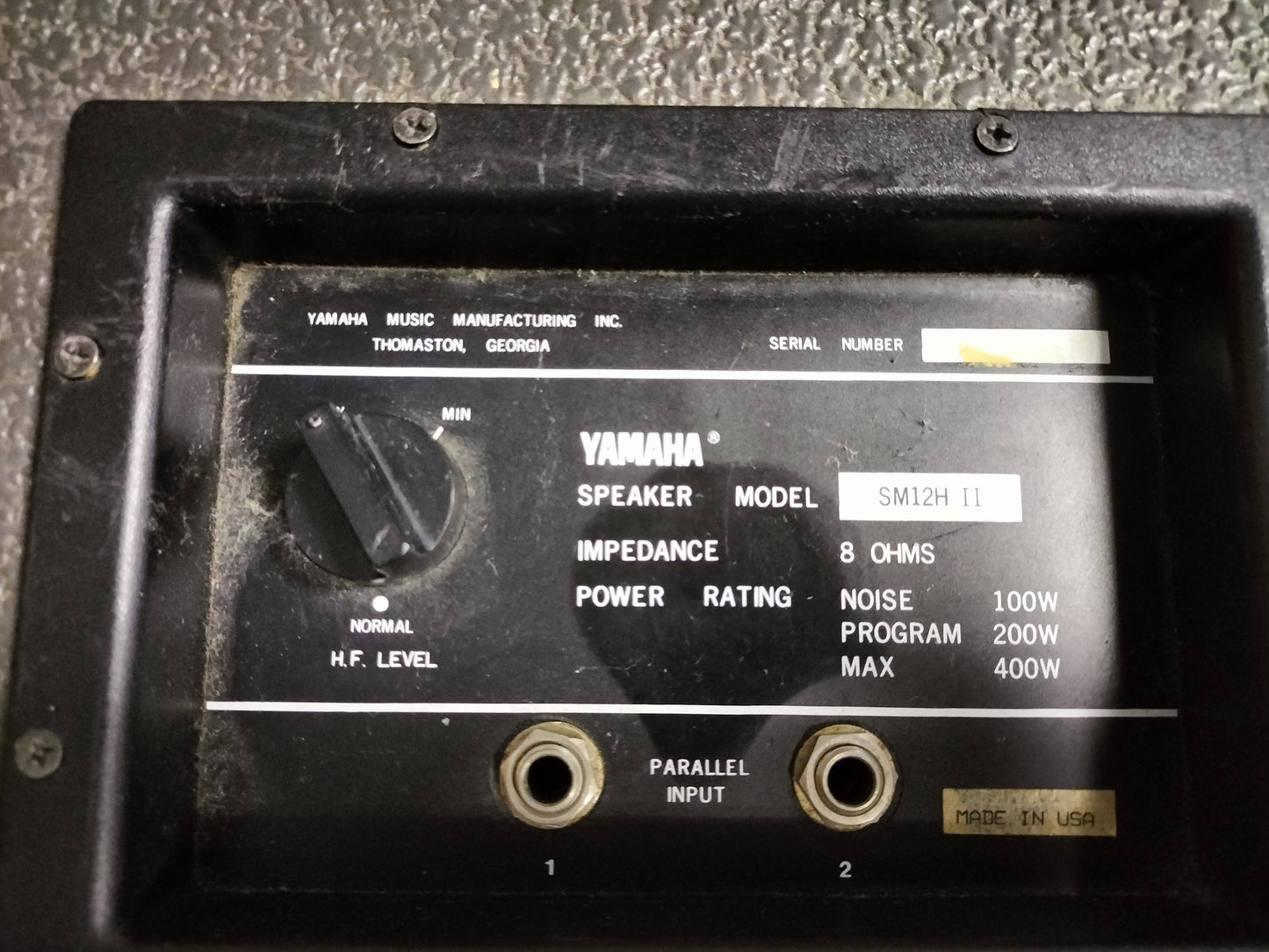 YAMAHA　ヤマハ　SM12HII　スピーカーペア   24061815