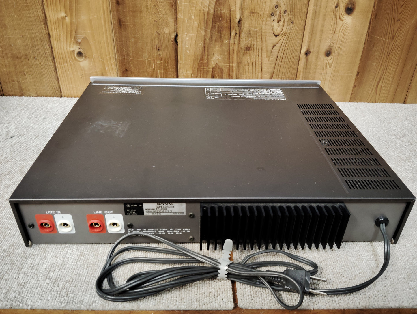 ジャンク　SONY　ソニー　TC-K88　ステレオカセットテープ   25031701