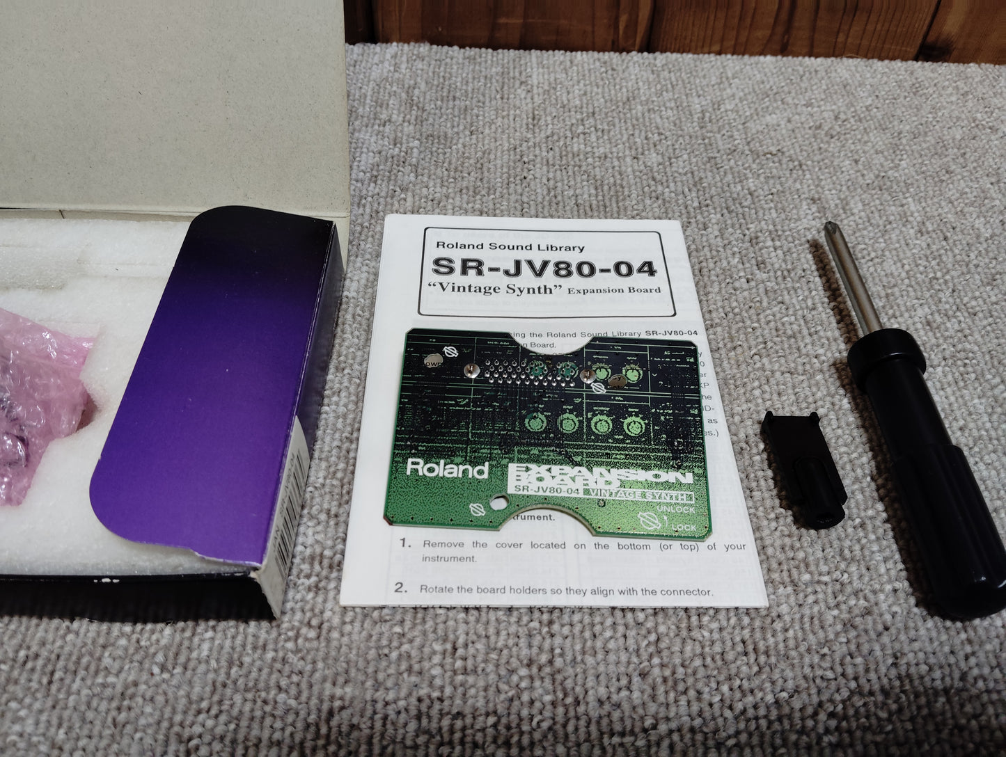 Roland　ローランド　SR-JV80-04　VINTAGE SYNTH EXPANSION BOARD   25040606