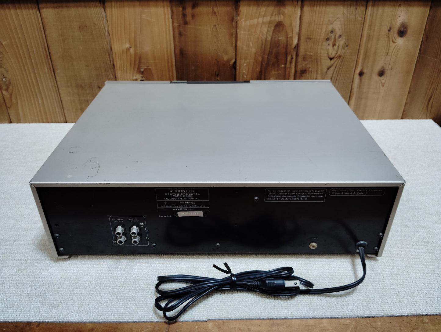 Pioneer　パイオニア　CT-970 カセットテープデッキ 25042908