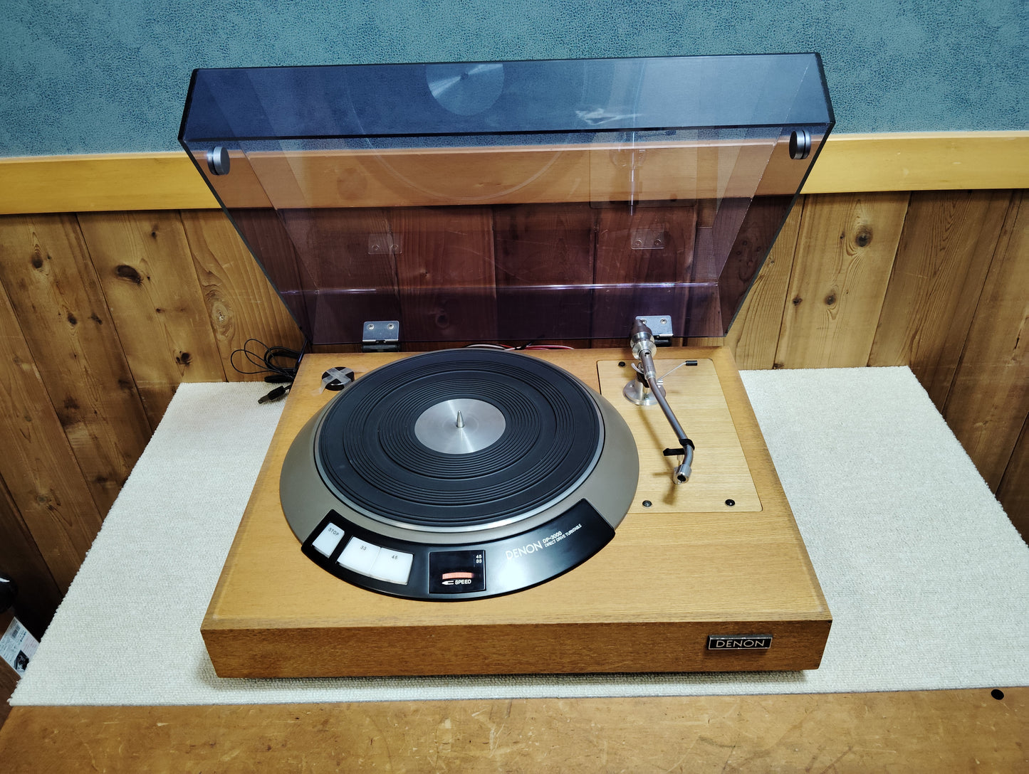 ジャンク　DENON　デノン　DP-3000　DK-100　ターンテーブル   25042903