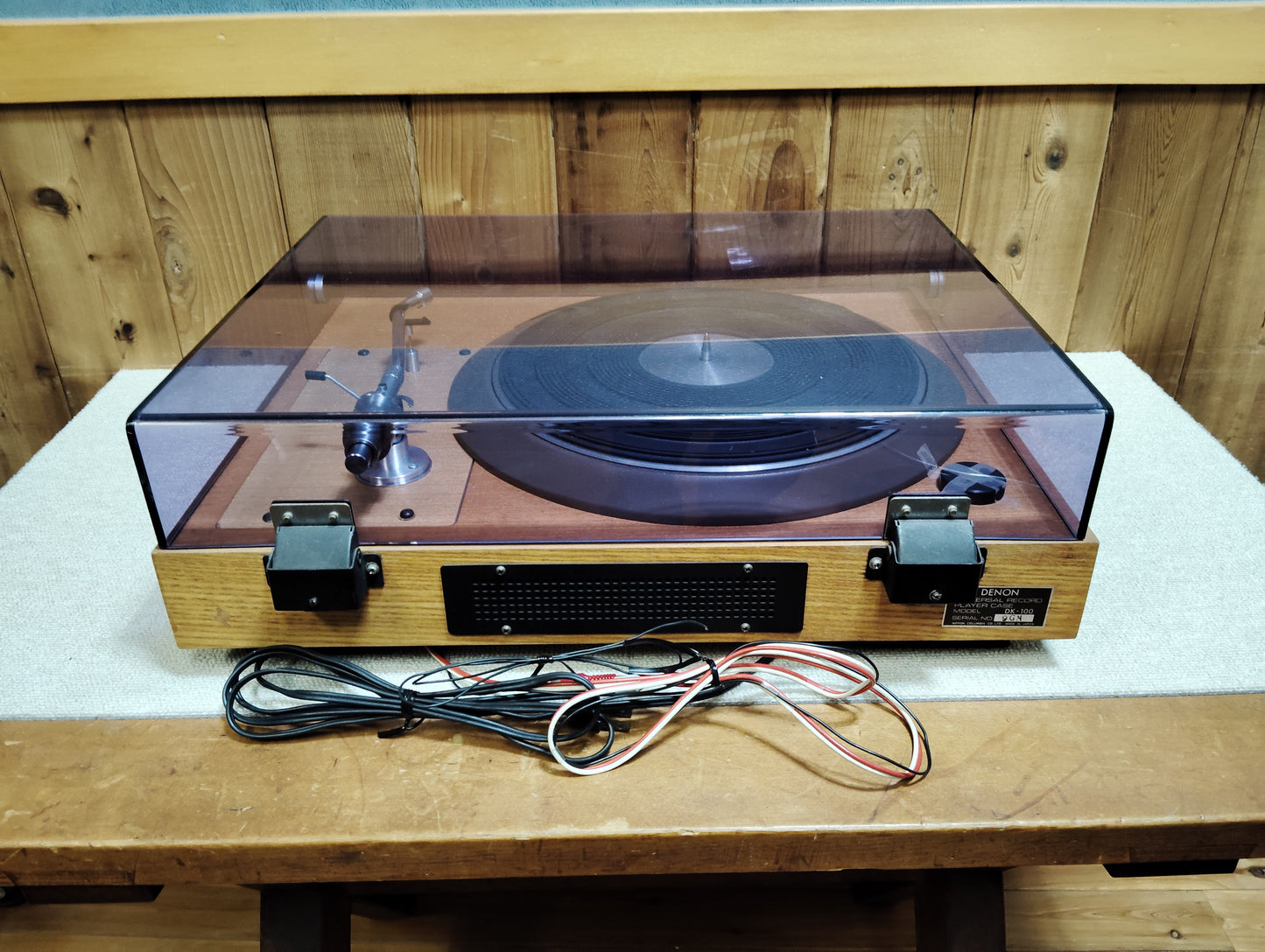 ジャンク　DENON　デノン　DP-3000　DK-100　ターンテーブル   25042903