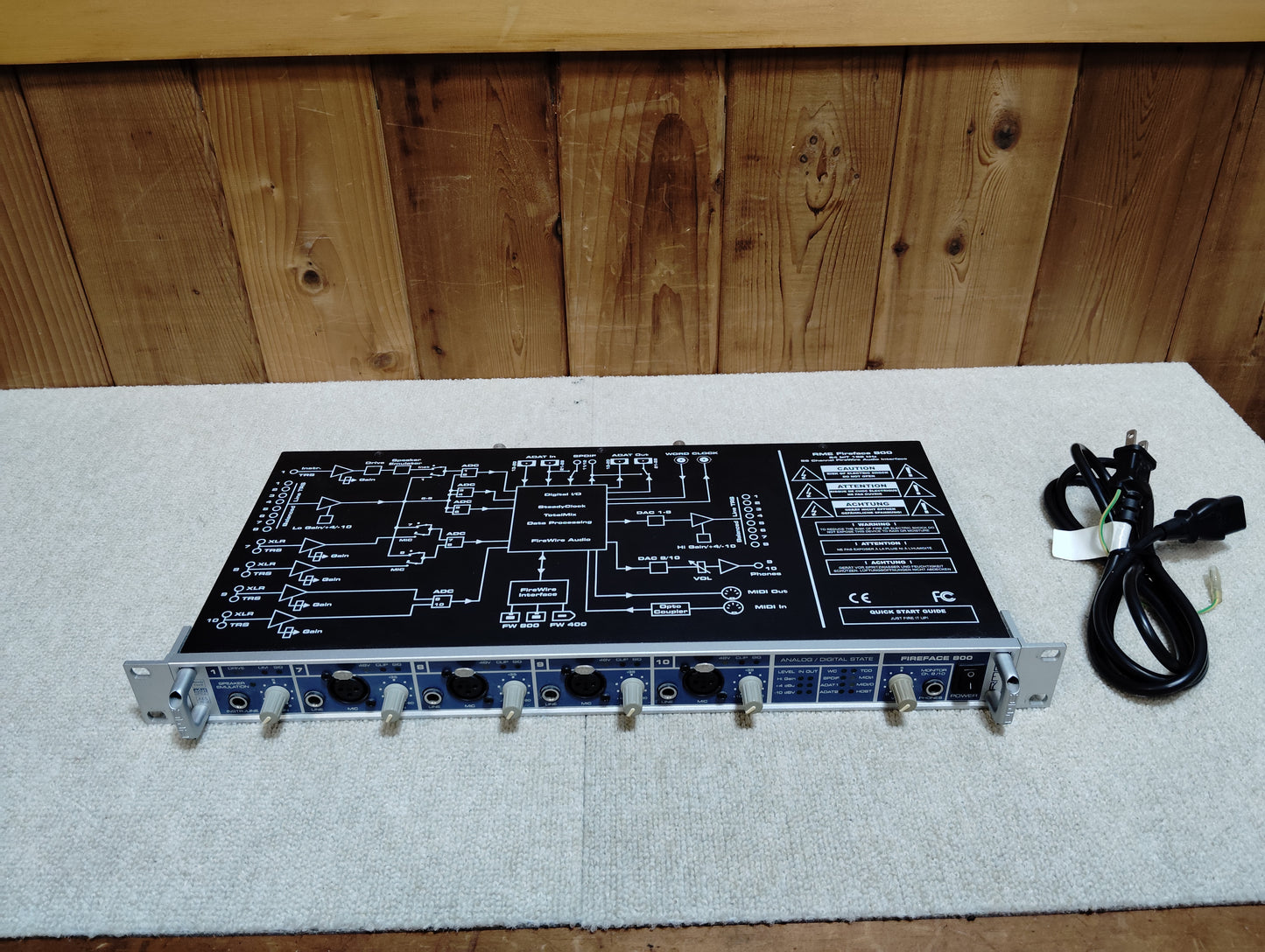 動作未確認　RME　Fireface 800　オーディオインターフェース   25110902