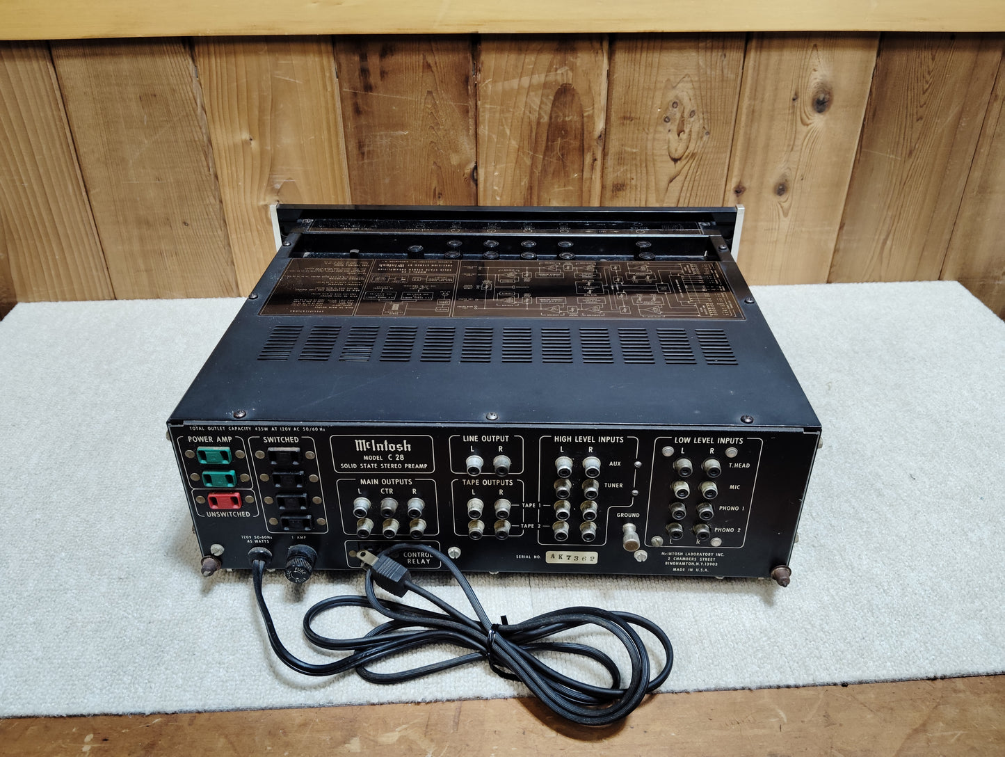 Mcintosh　マッキントッシュ　C28　プリアンプ   25110901