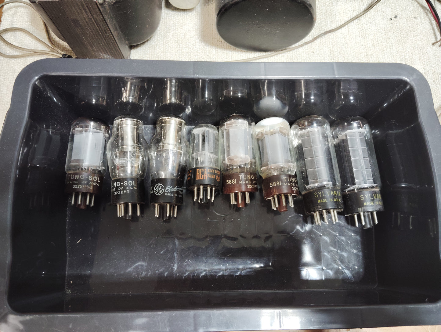 ジャンク　RCA　アールシーエー　MI9377A　真空管モノラルアンプペア   26031501