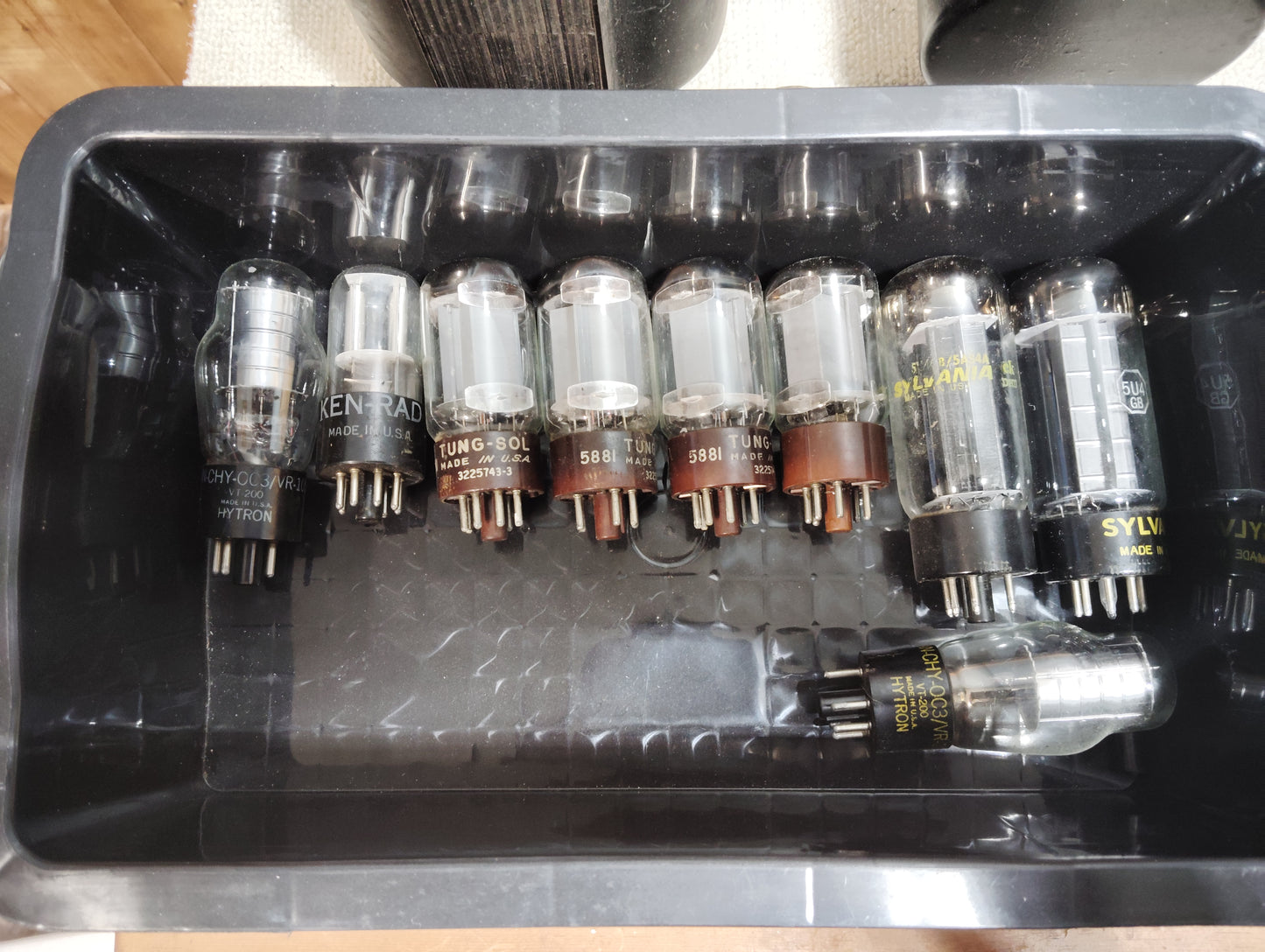 ジャンク　RCA　アールシーエー　MI9377A　真空管モノラルアンプペア   26031501