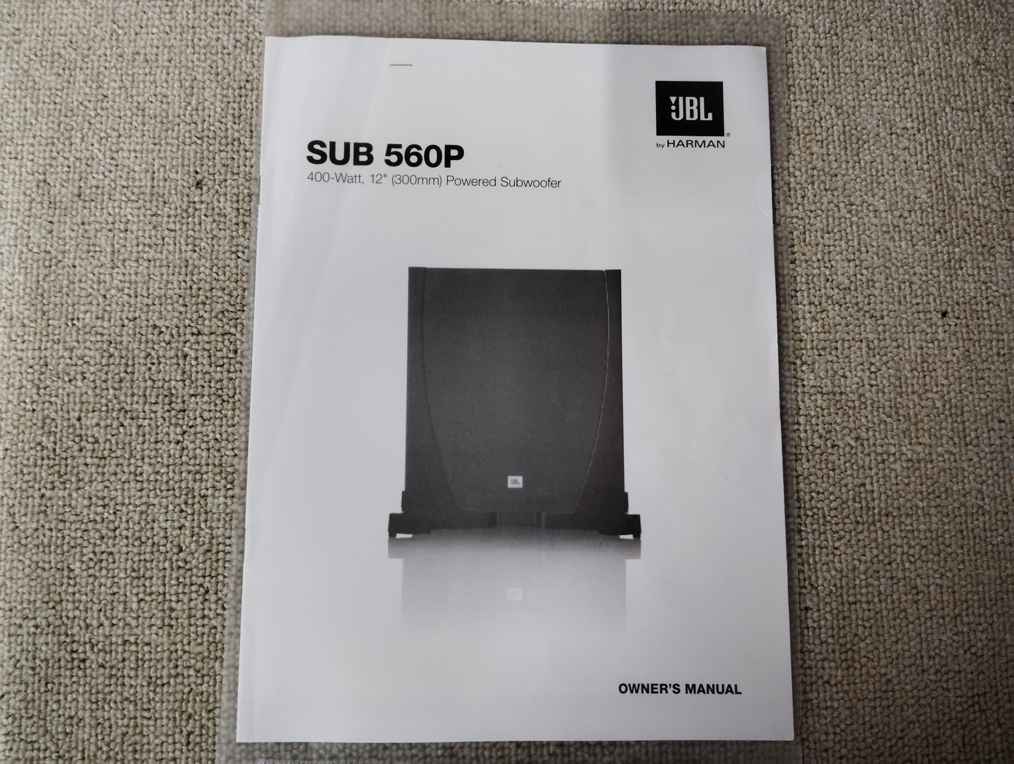 JBL　ジェービーエル　SUB　560P/100　サブウーハー   26051503
