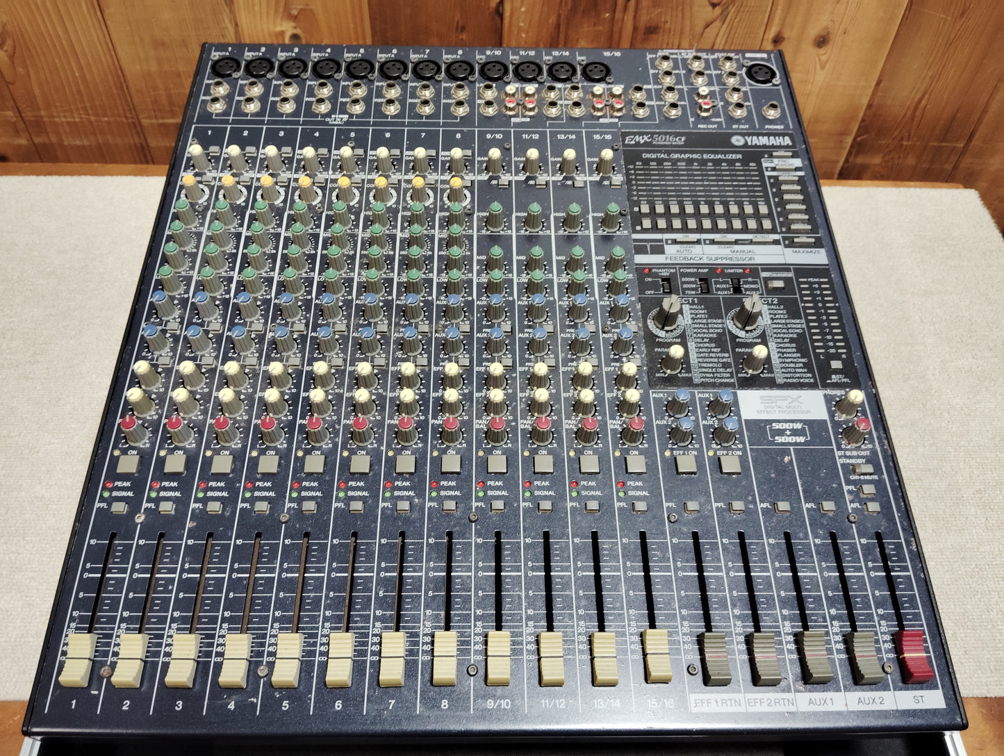 現状品　YAMAHA　ヤマハ　EMX5016CF　パワードミキサー   26060403