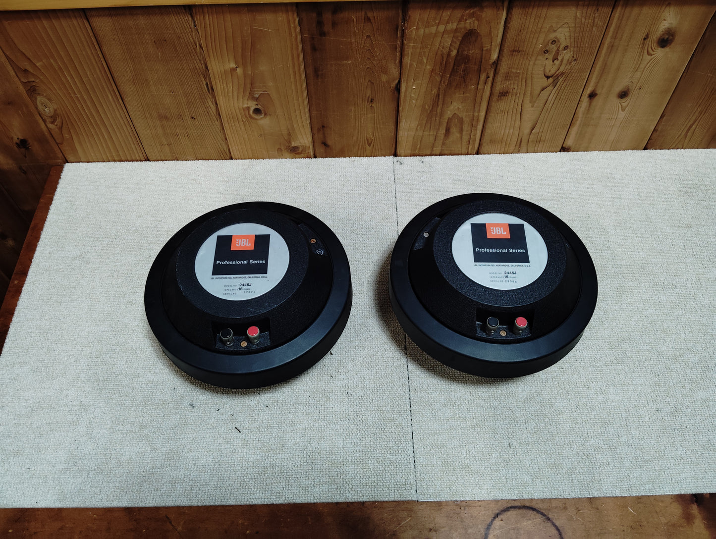 JBL　ジェービーエル　2445J　2本　ドライバーユニット   26060803