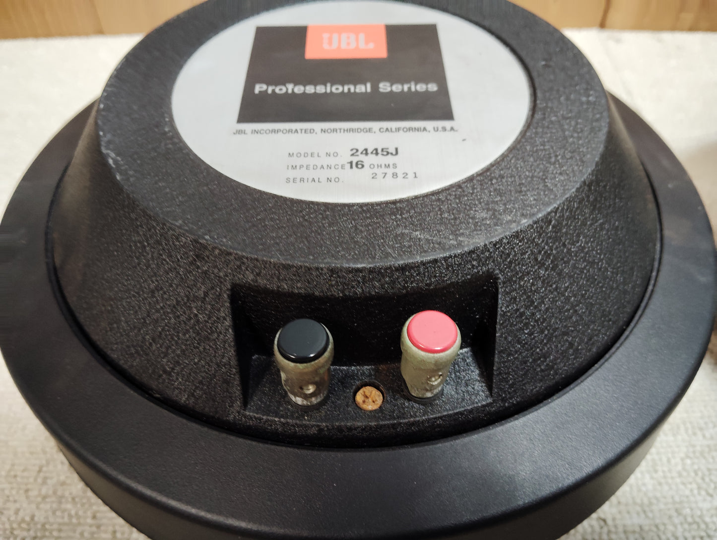 JBL　ジェービーエル　2445J　2本　ドライバーユニット   26060803