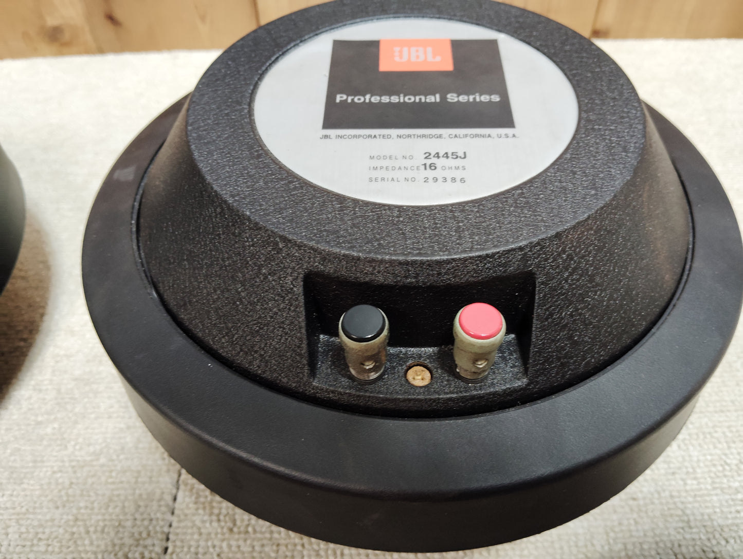 JBL　ジェービーエル　2445J　2本　ドライバーユニット   26060803