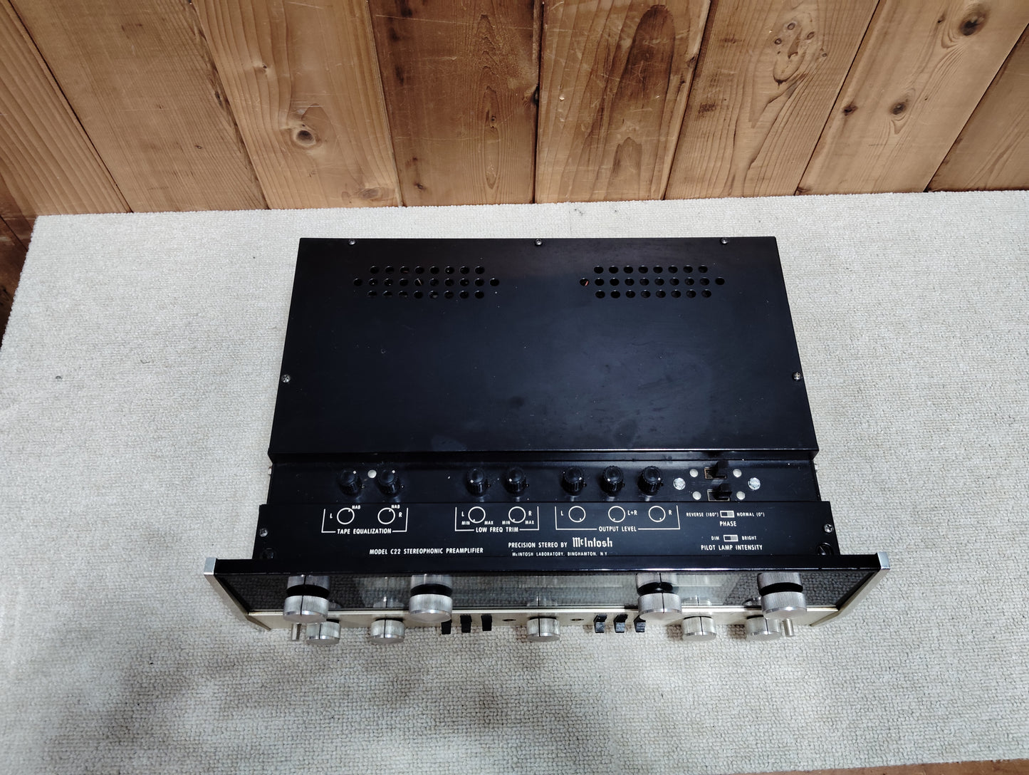 McIntosh　マッキントッシュ　C22　オリジナル　真空管プリアンプ　D26072909