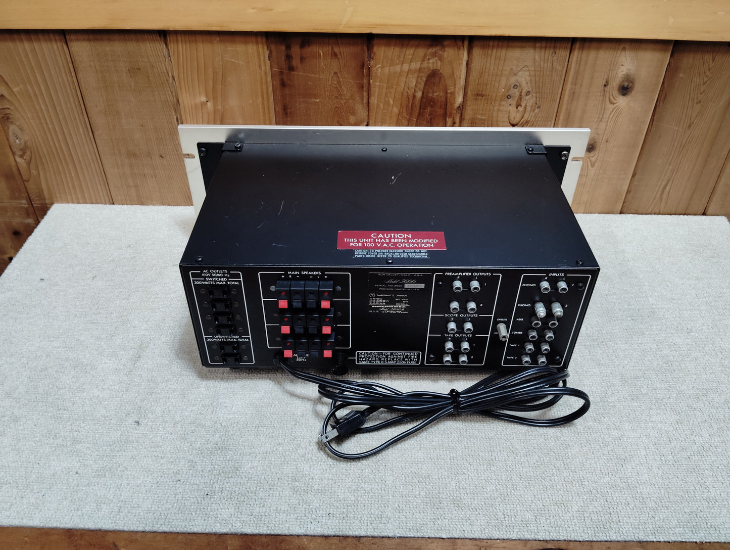 marantz　マランツ　P3600　コントロールアンプ　D26072904
