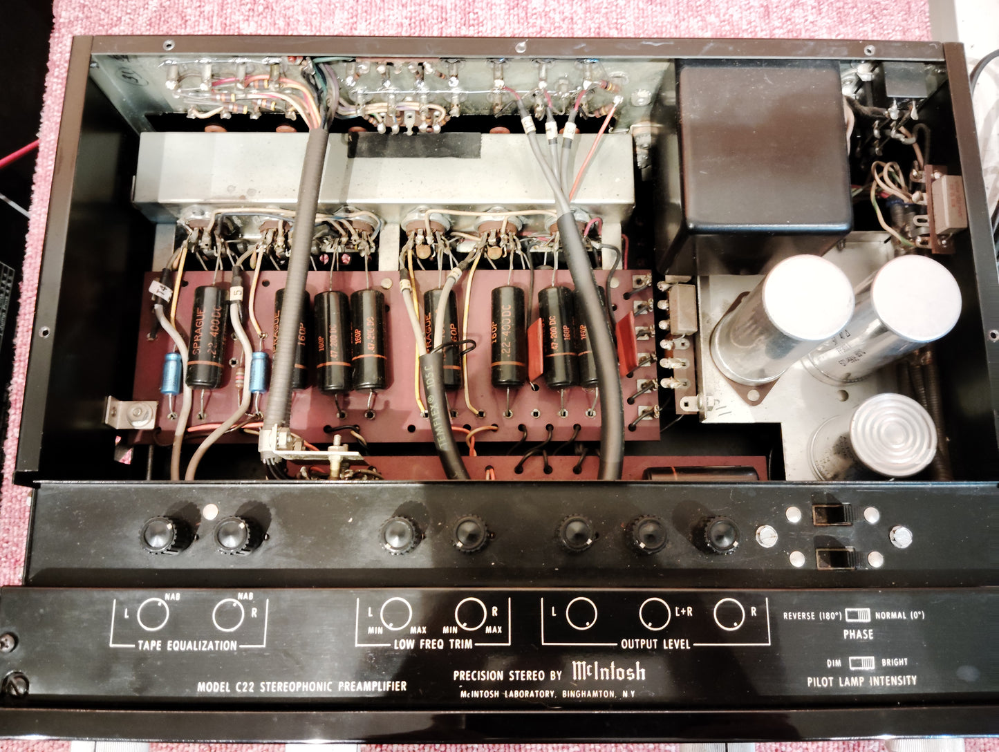 McIntosh　マッキントッシュ　C22　オリジナル　真空管プリアンプ　D26072909