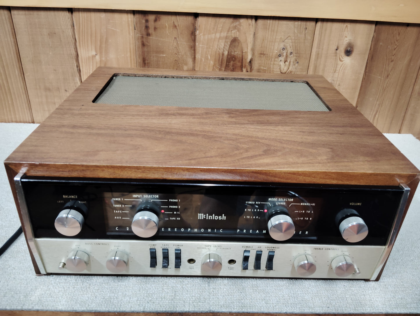 McIntosh　マッキントッシュ　C22　オリジナル　真空管プリアンプ　D26072909