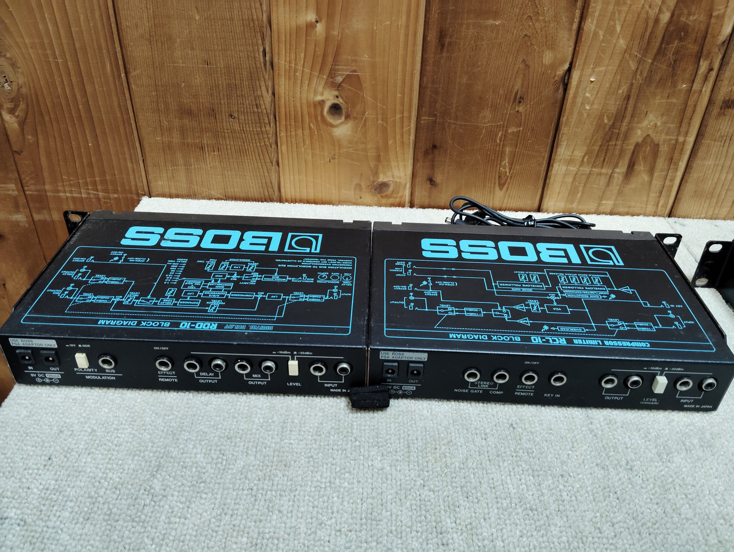 BOSS　ボス　RPW-7　RCE-10　RCL-10　RDD-10　エフェクター　パワーサプライ　計4台　D26072920
