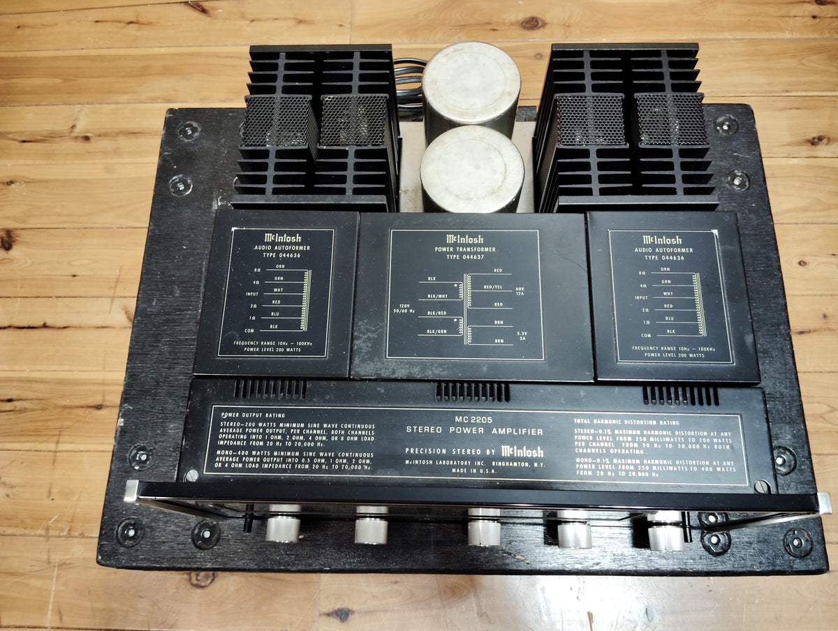 Mcintosh　マッキントッシュ　MC2205　パワーアンプ　D260920