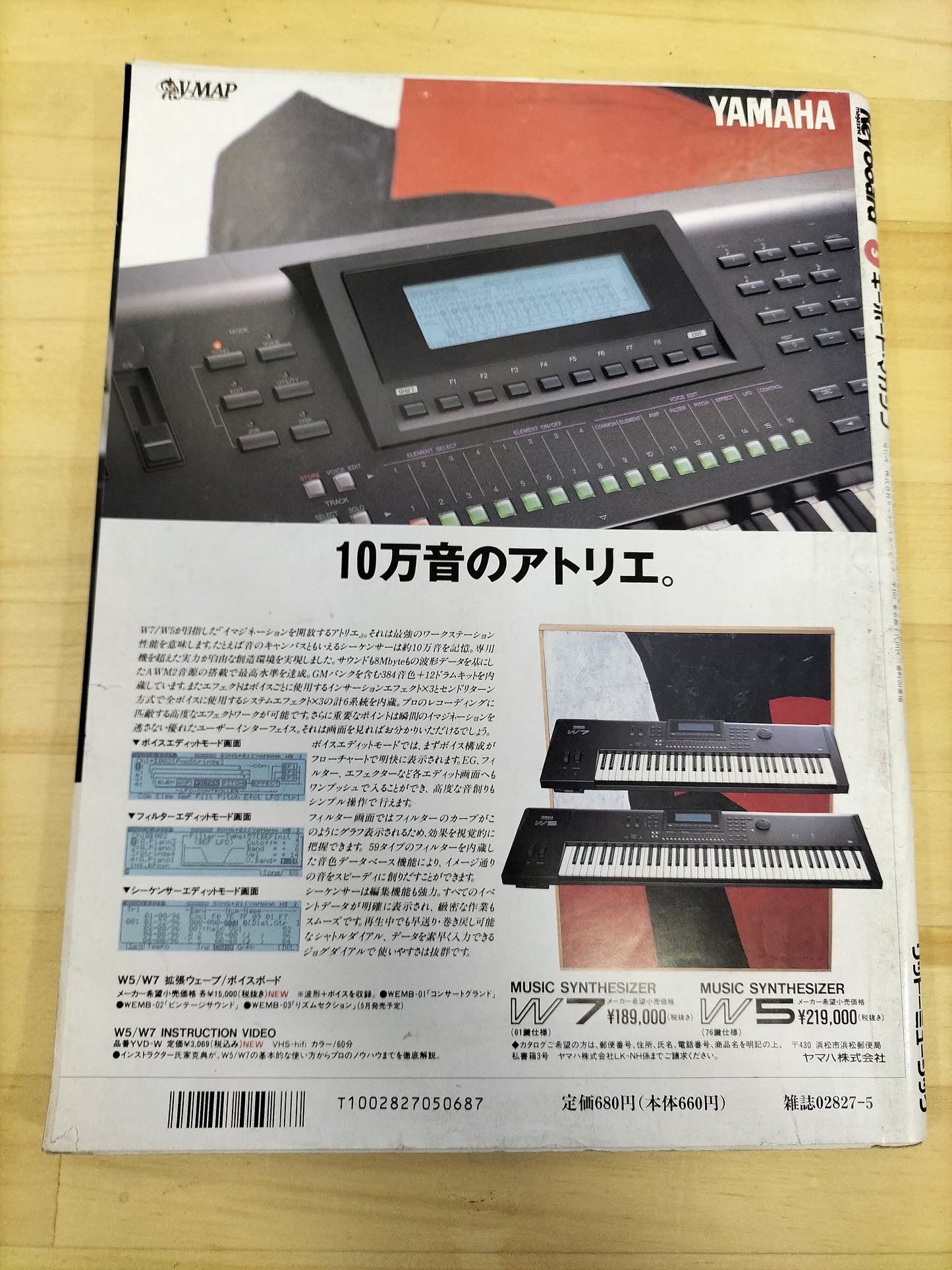 Keyboard magazine　キーボードマガジン　1995年　5月号　S22071002