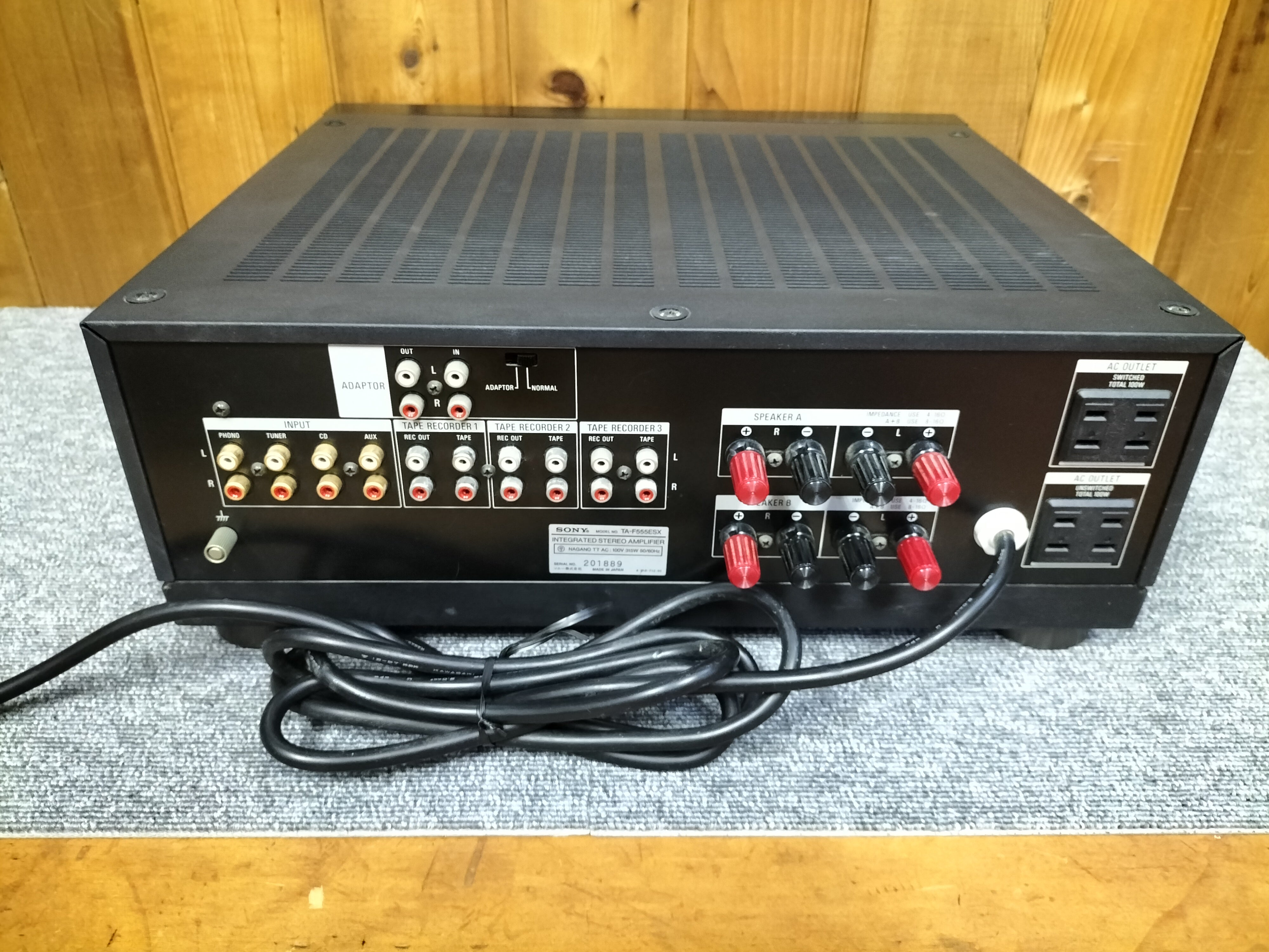 SONY ソニー TA-F555ESX プリメインアンプ 22071401 - オーディオ機器
