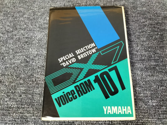 DX7カートリッジ　VoiceROM 107　SPECIAL SELECT“DAVID BRISTOW”　DX7用音源　ケース付き　O22071705