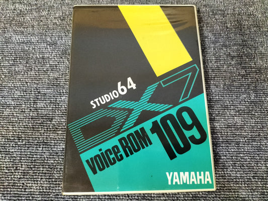 DX7カートリッジ　VoiceROM 109　 STUDIO64　DX7用音源　ケース付き　O22071709