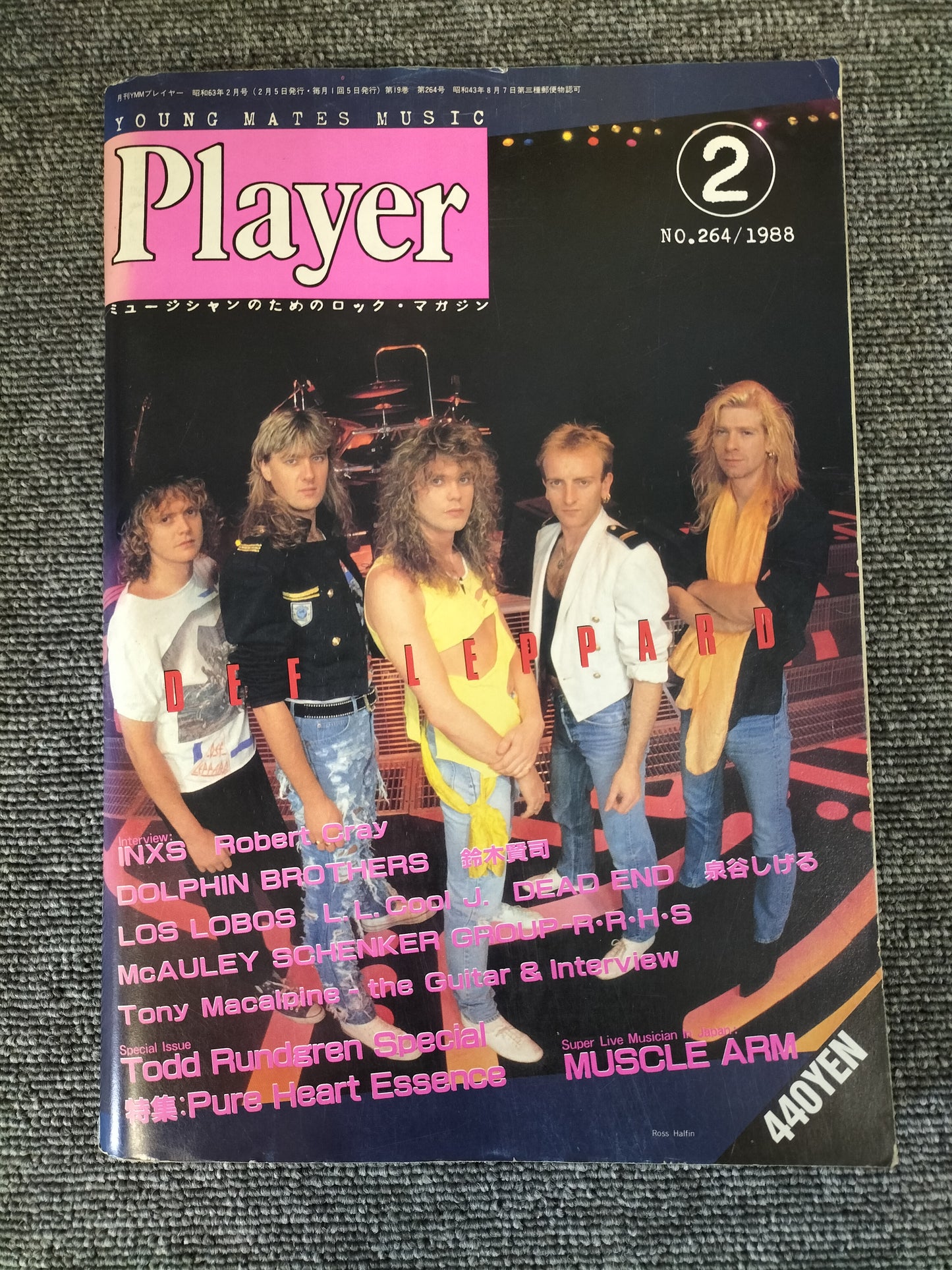 Player　No.264　1988年　2月号　DEF LEPPARD　デフレパード　ロックマガジン　雑誌　S22072201