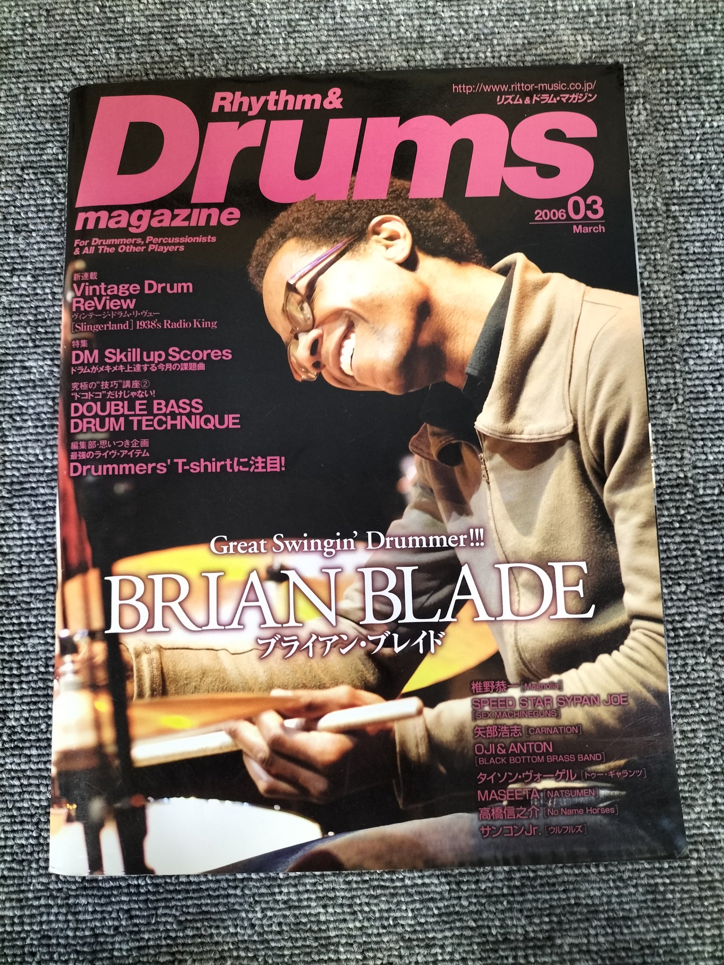 Rhythm&Drums magazine　リズム＆ドラムマガジン　2006年　3月号　S22081705