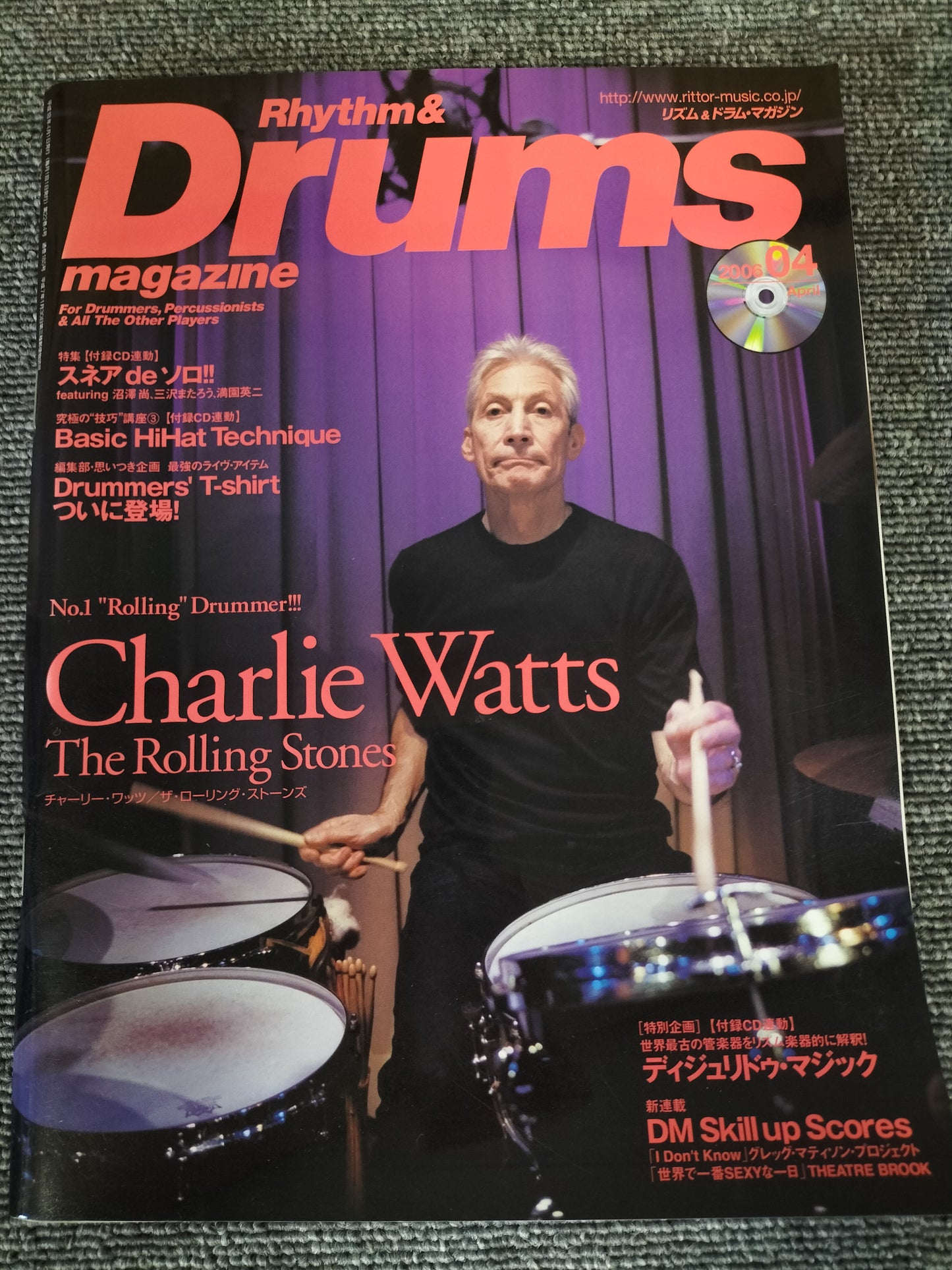 Rhythm&Drums magazine　リズム＆ドラムマガジン　2006年　4月号　S22081706