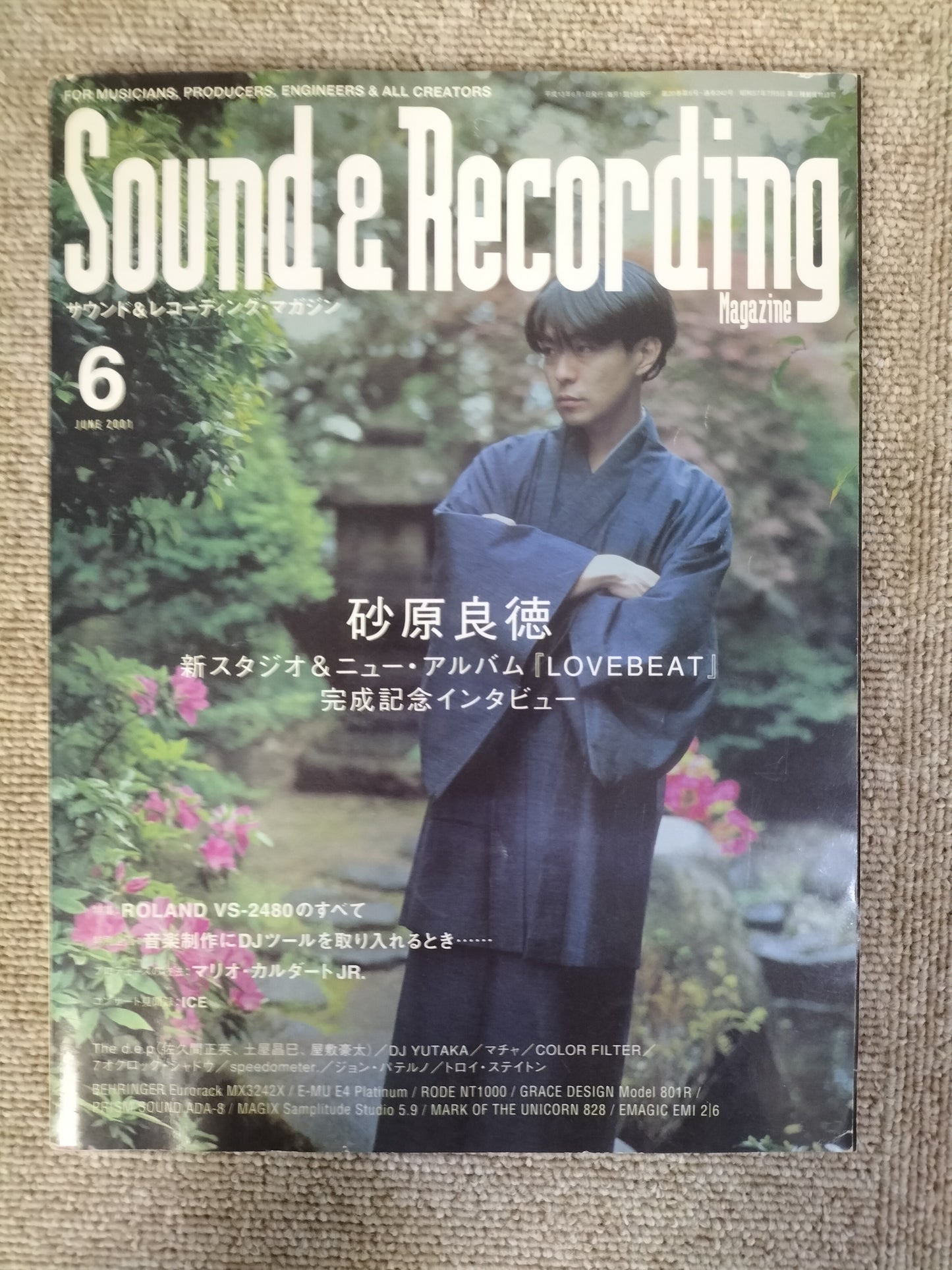 サウンド＆レコーディング マガジン　2001年　6月号　Sound&Recording Magazine　サンレコ　S22100430