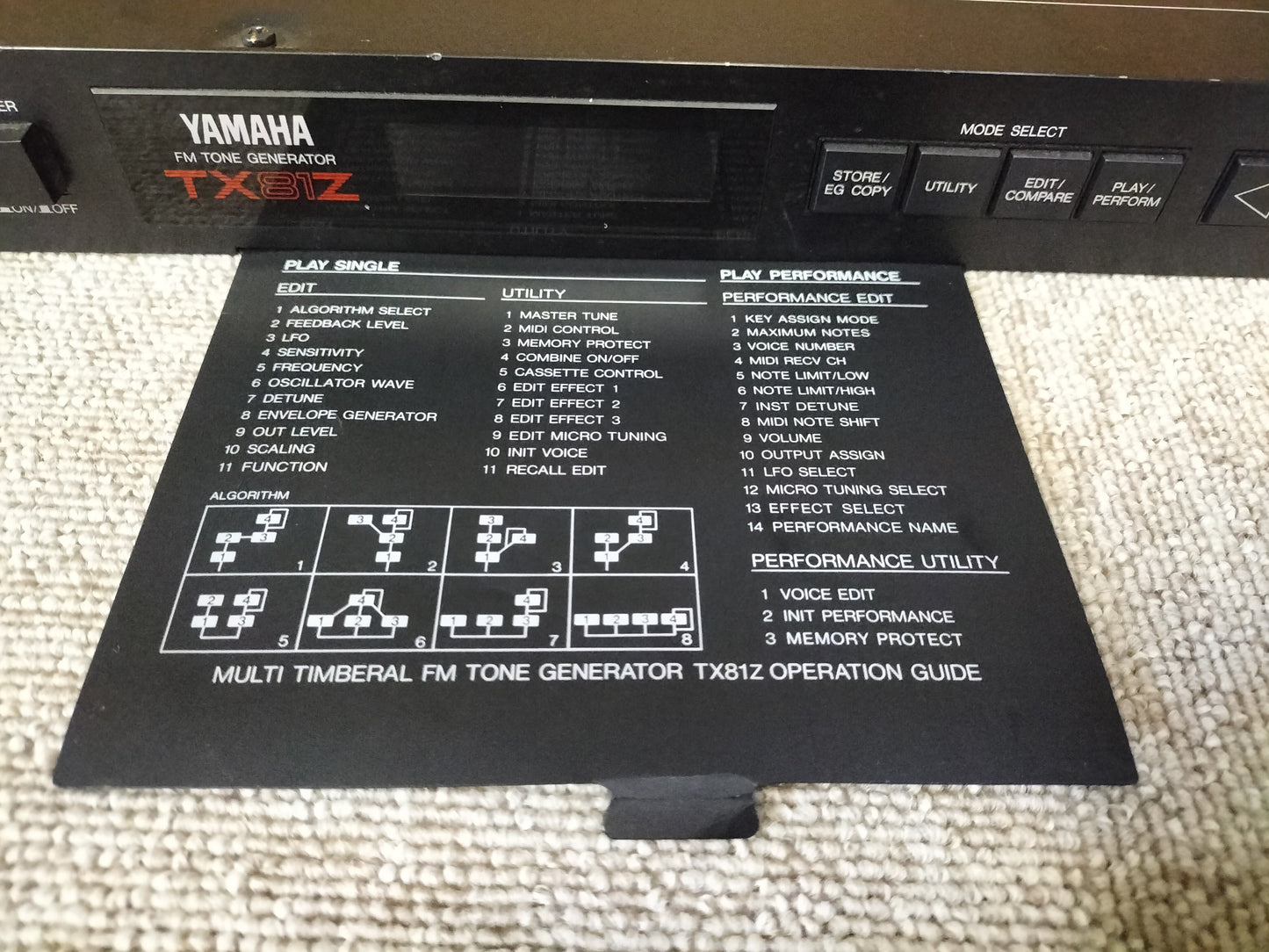 YAMAHA　ヤマハ　TX81Z　22102402