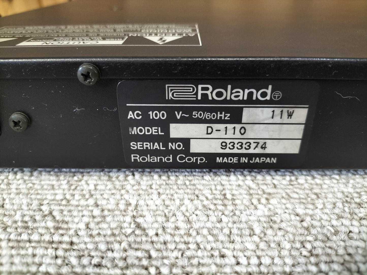Roland　ローランド　D-110　シンセサイザー　22110204