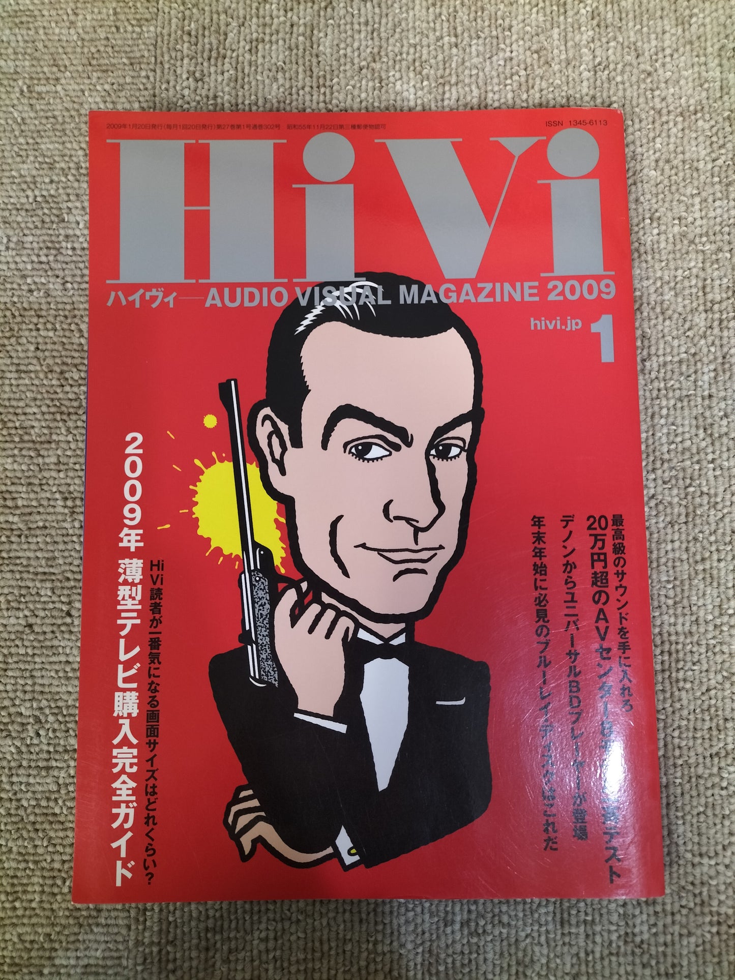 HIVI　ハイヴィ　AUDIO VISUALMAGAZINE　2009年　1月号　ステレオサウンド刊　S22112001