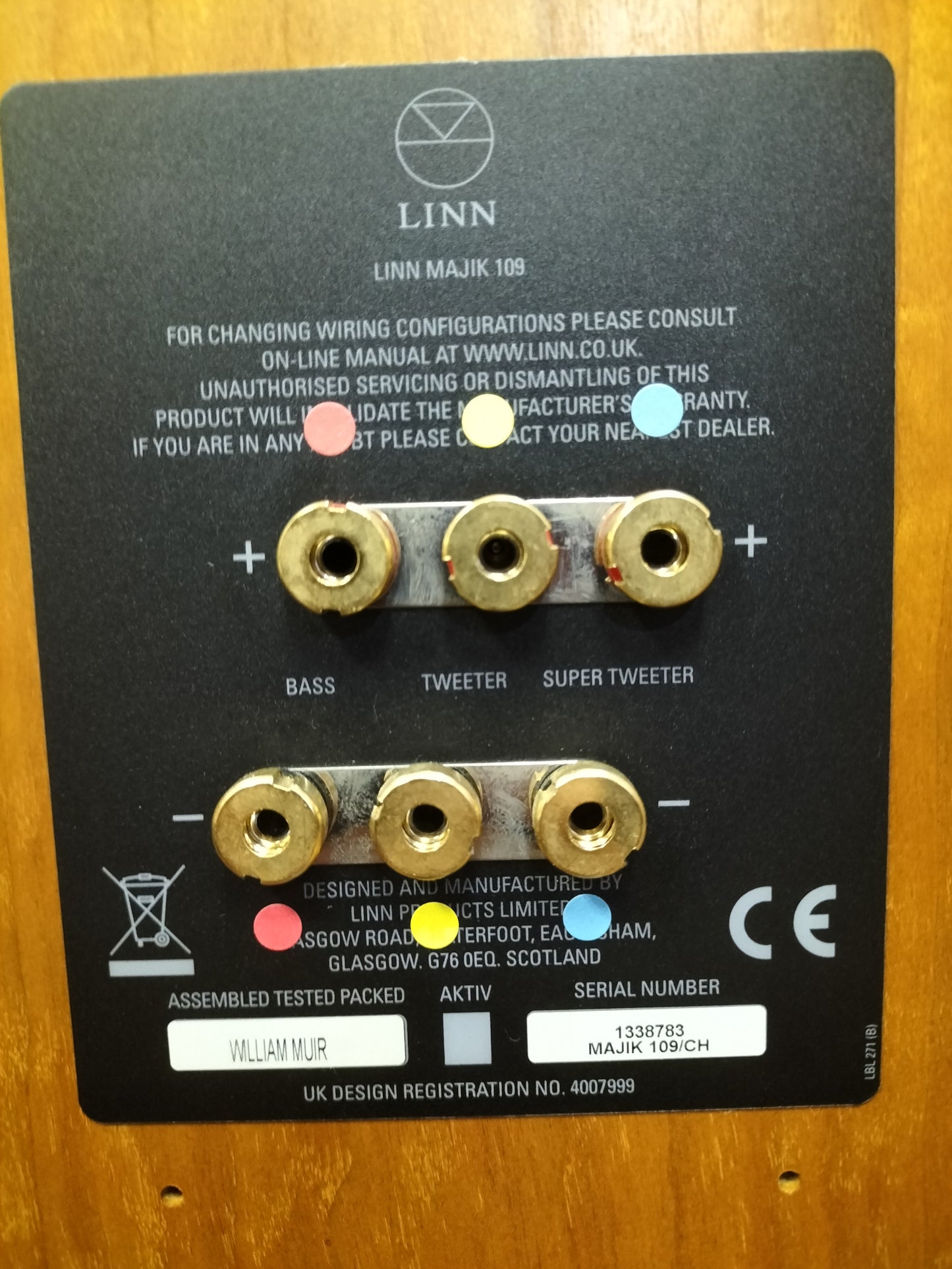 LINN リン　MAJIK109  スピーカーペア 専用スタンド付　22120902