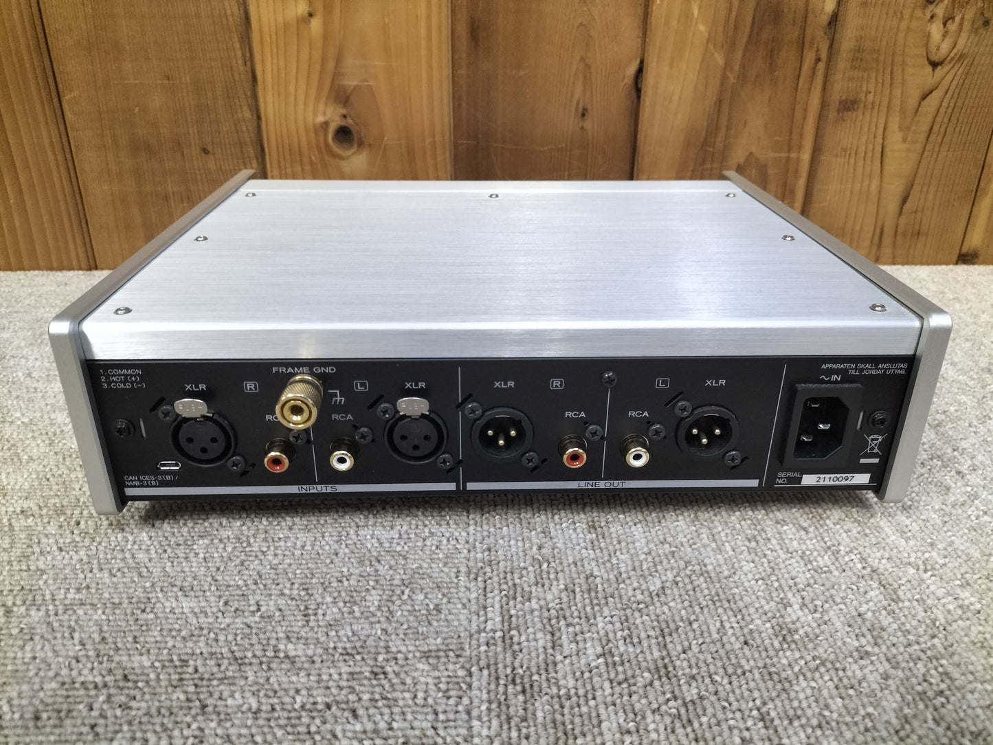 TEAC　ティアック　PE-505  フォノイコライザー 元箱付　22120903