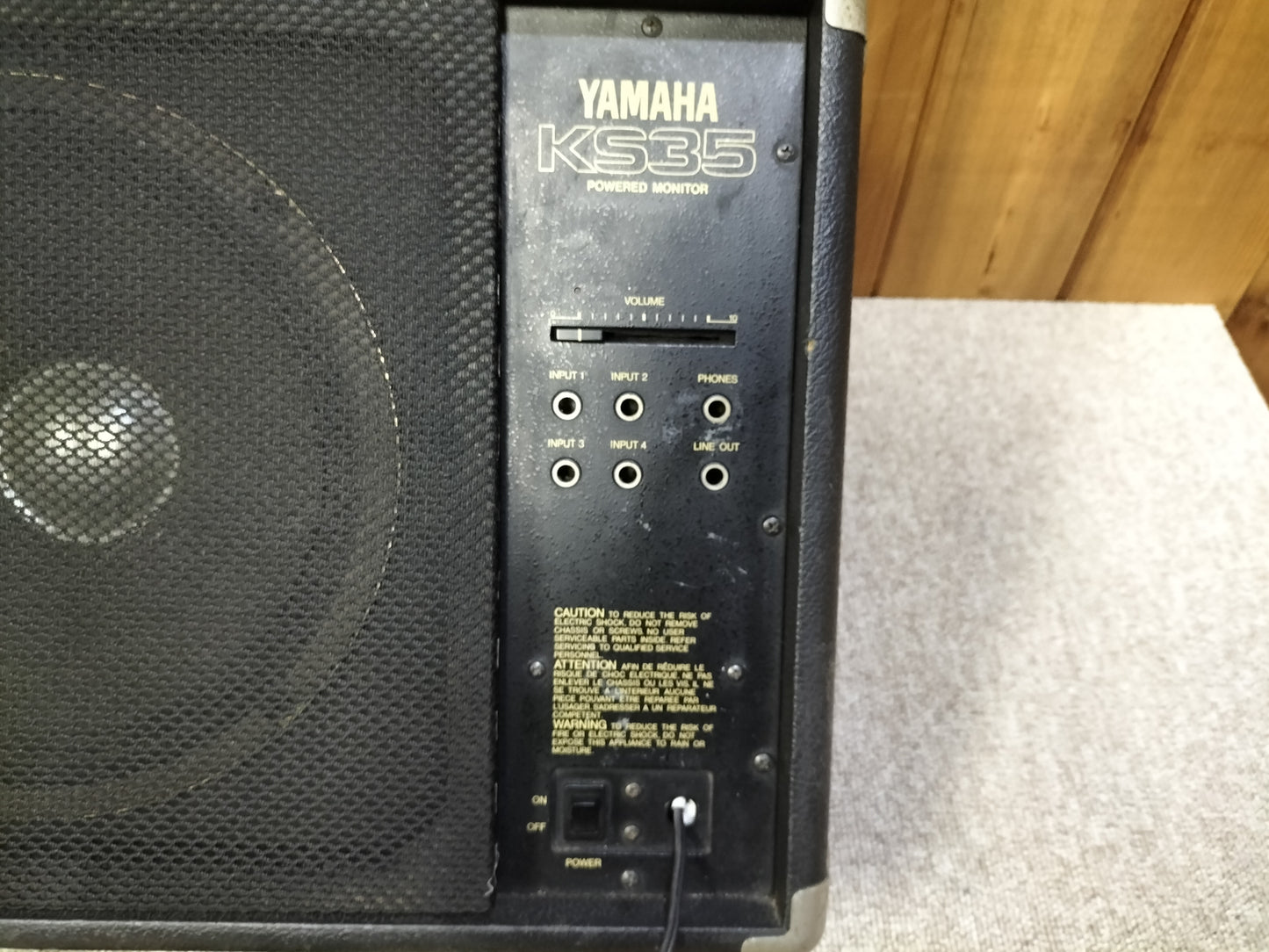 現状品　YAMAHA　ヤマハ　KS35　パワードモニタースピーカー 23042003